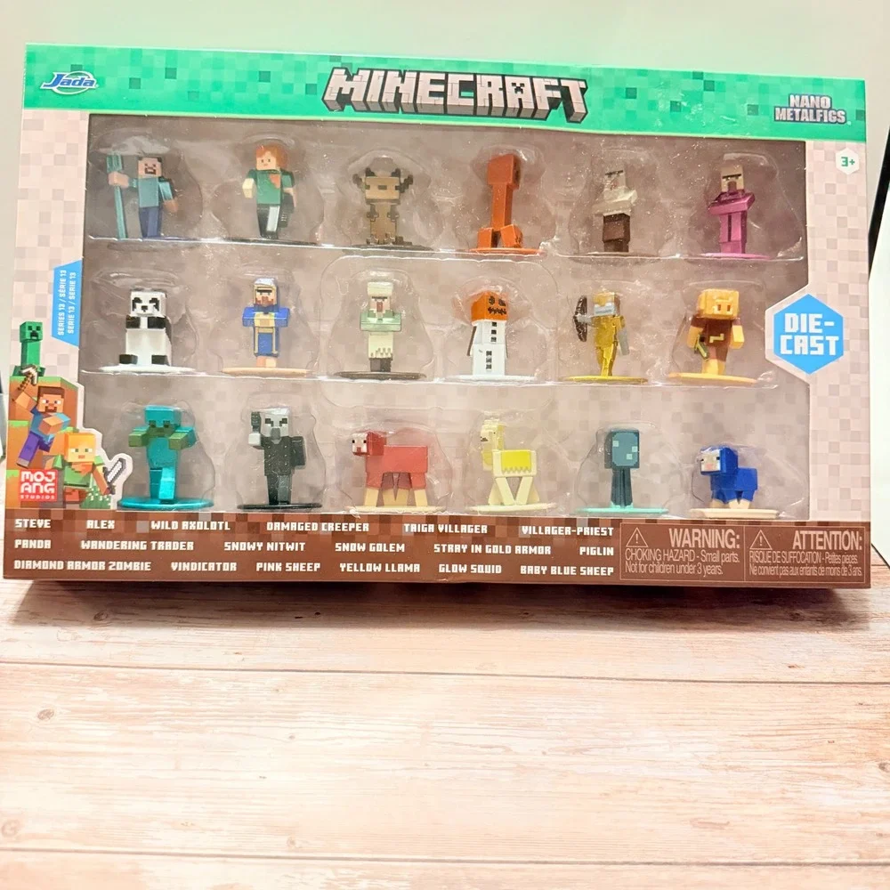 Jada Minecraft Nano Metalfigs 18-Pack Series 13 Multicolor New Die-Cast‎ Figures